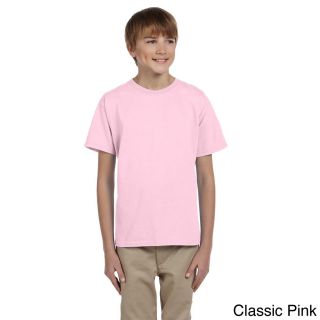 Fruit Of The Loom Fruit Of The Loom Youth Boys Heavy Cotton Hd T shirt Pink Size S (7 8)