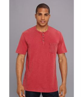 Volcom Ader Crew Henley Mens T Shirt (Red)