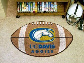 UC   Davis   Football Mat  Sports Related Collectibles  Sports & Outdoors