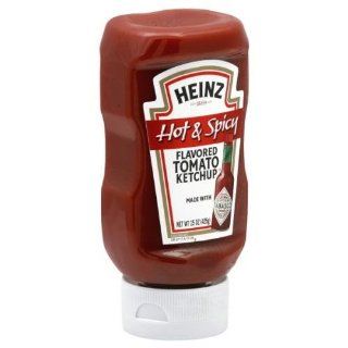 Heinz Ketchup Hot & Spicy 15 OZ (Pack of 12)  Grocery & Gourmet Food