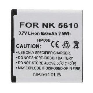 Nokia 5610 Standard 650mAh Lithium Battery Cell Phones & Accessories