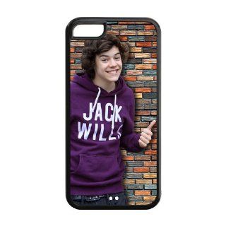 Singer Harry Styles One Direction Case Skin iPhone 5C TPU Case Cover Cell Phones & Accessories
