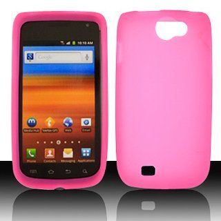 Hot Pink Soft Silicone Gel Skin Cover Case for Samsung Galaxy Exhibit 4G SGH T679 Cell Phones & Accessories