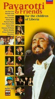 Pavarotti & Friends For the Children of Liberia [VHS] Luciano Pavarotti, Celine Dion, Spice Girls, Stevie Wonder Movies & TV