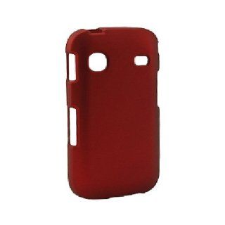 Red Hard Snap On Cover Case for Samsung Repp SCH R680 Cell Phones & Accessories