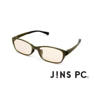 Jins Pc Glasses Wellington Computer Eyewear Light Khaki (Light Brown Lenses, Cuts Blue Light By 50%) Electronics