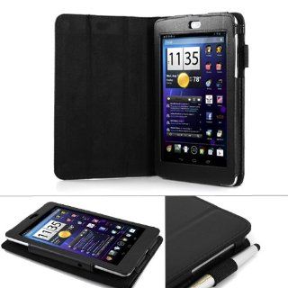 GMYLE Black PU Leather Folding Folio Flip Multi Angle Stand Case Smart Cover with Magnetic Wake Up Sleep function for ASUS Google Nexus 7 7" Android 4.1 8GB 16GB Tablet (Not fit For Nexus 7 FHD 2013 Second Verison) Computers & Accessories