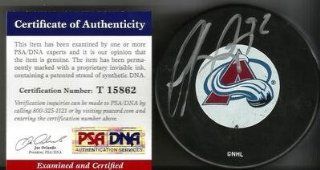 Gabriel Landeskog COLORADO AVALANCHE Signed Puck COA #1   PSA/DNA Certified   Autographed NHL Pucks Sports Collectibles
