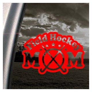 Field Hockey Mom Red Decal Car Truck Window Red Sticker   Themed Classroom Displays And Decoration