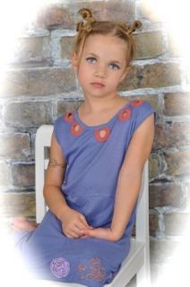 Boutique Girls Embroidered Sleeveless Dress, storm/copper Clothing