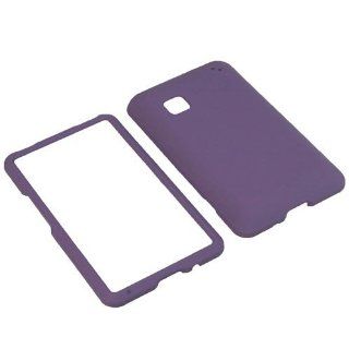 BW Hard Shield Shell Cover Snap On Case for Tracfone LG 840G  Purple Cell Phones & Accessories