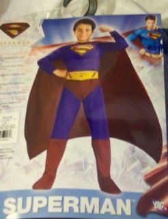 Superman Returns Costume (Medium) Fits most 5 7 year olds Toys & Games