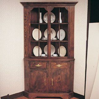 Corner Cabinet, Plan No. 659 (Woodworking Project Paper Plan)   Indoor Furniture Woodworking Project Plans  