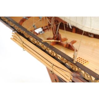 Old Modern Handicrafts Xebec Sailing Model Ship