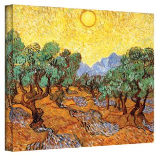 Olive Grove with Yellow Sky by Vincent Van Gogh Original Painting