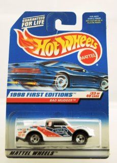 Hot Wheels   1998 First Editions   Bad Mudder   Ford Truck   Die Cast   Racing Paint Job   #33 of 40 Cars   Collector #662   Limited Edition   Collectible 164 Scale Toys & Games