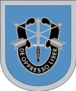US Army 9th Special Forces Group Flash Vinyl Decal Sticker 5.5" 