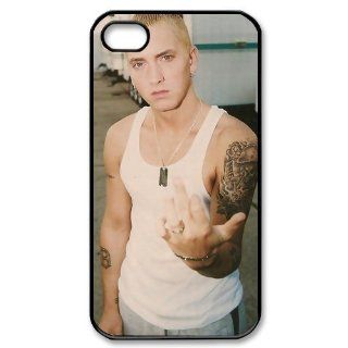 Custombox Eminem Iphone 4/4s Case Plastic Hard Phone case iPhone 4 DF01780 Cell Phones & Accessories
