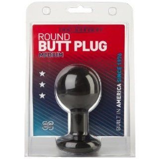 Holiday Gift Set Of Round Butt Plug Medium Black And a Classix Mini Mite Massager Health & Personal Care