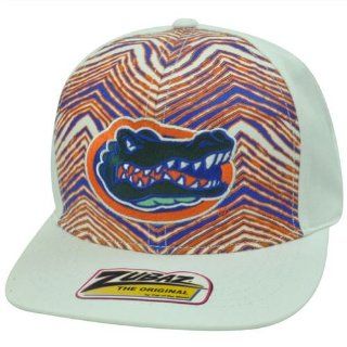 NCAA Florida Gators Zubaz Flat Bill Adjustable Snapback Constructed Hat Cap  Sports Fan Baseball Caps  Sports & Outdoors