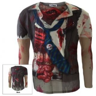 Old Glory Men's Faux Zombie Long Sleeve Costume Clothing