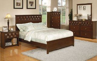 Inland Empire Furniture Suave Espresso Solid Wood Queen Bed Home & Kitchen