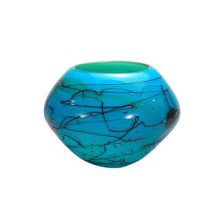 Mystic Blue Decorative Jar Shaped Bowl
