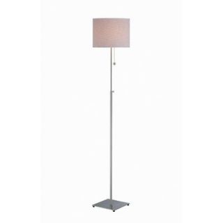 Lite Source Mikka Adjustable Floor Lamp with Rattan Shade