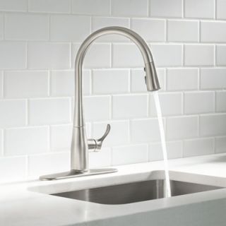 Kohler Simplice One Handle Single Hole Kitchen Faucet with Spray