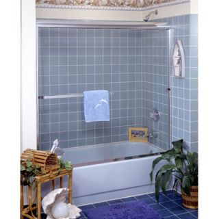 Coastal Industries 3/16 Frameless Paragon Bypass Tub Enclosure