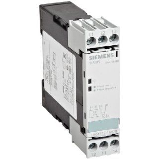 Siemens 3UG4512 1AR20 Monitoring Relay, Three Phase Voltage, Insulation Monitoring, 22.5mm Width, Screw Terminal, 1 CO Contacts, Delay Time, 160 690 Line Supply Voltage