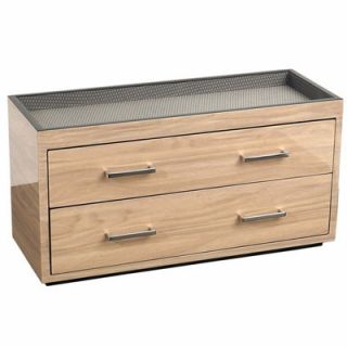 Wolf Designs. Meridian Two Drawer Valet, Charging Station and Pen Box