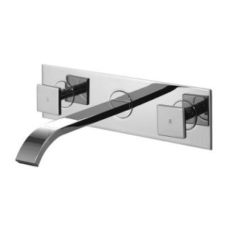 Vigo Wall Mounted Bathroom Faucet with Cold and Hot Handles