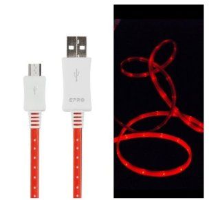 OVI LED Light Up Micro USB Cable For Android Smartphones and Tablets+ Free OVI Touch Pen Cell Phones & Accessories