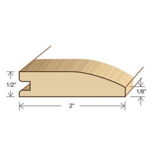 Moldings Online 0.34 x 1.5 Solid Hardwood Walnut Reducer in