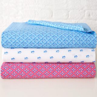 Southern Tide Mosaic Tile 200 Thread Count Printed Sheet Set