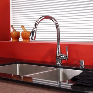 Kraus Farmhouse 30 Kitchen Sink with Kitchen Faucet and Soap