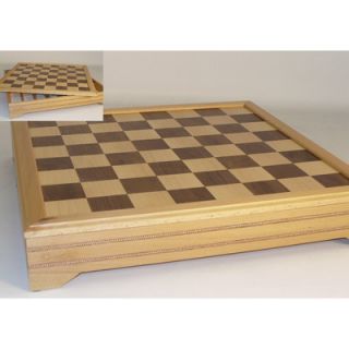 WorldWise Chess 18 Inlaid Beechwood Chest Chess Board