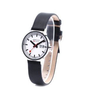 Mondaine Classic Big Date   Polished Finish   33 mm Unisex Size    white dial    A669.30008.11SBO Watches