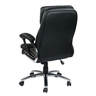 Office Star Products High Back Executive Chair with Padded Arms