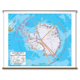 Advanced Political Map   Antarctica