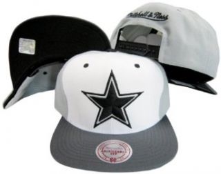 Mitchell & Ness NFL Grey Tonal Snapback   Dallas Cowboys Clothing
