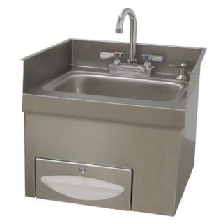 Advance Tabco Countertop 18 x 17 Hand Sink with Faucet