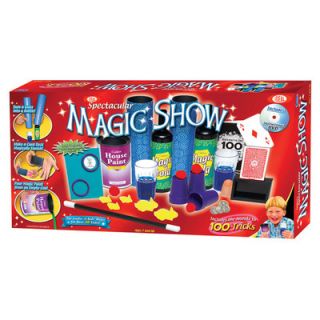 Ideal Spectacular Magic Show 100 Trick Set with Suitcase