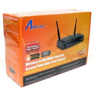 AirLink 101 AP671W 300Mbps 802.11n Wireless LAN Access Point and 5 Port Switch Electronics