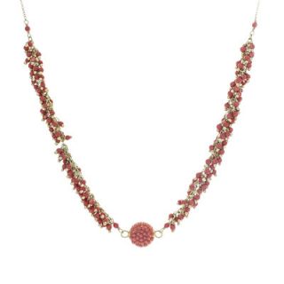 Rafia Jewelry 14k Gold Studded Chain Necklace