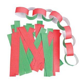 Red & Green Christmas Tree Chains   Religious Crafts & Christmas Crafts   Childrens Paper Craft Kits