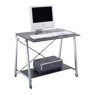 Rexite Banco Light Computer Desk with Pull Out Keyboard Tray