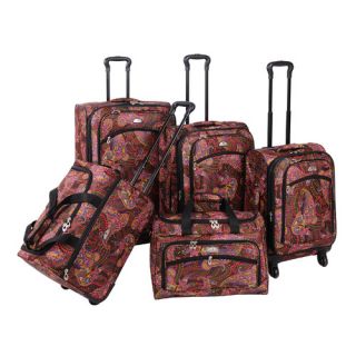 Paisley 5 Piece Luggage Set