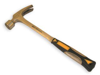Olympia Tool 60 673 28 Ounce Anti Shock Framing Hammer, Milled   Claw Hammers  